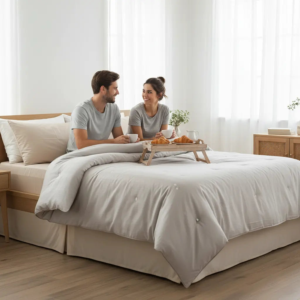 Couverture lestée soie de mûrier SOMALYS – 2kg à 4kg