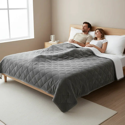 Couverture lestée flanelle SOMALYS – 7kg à 9kg