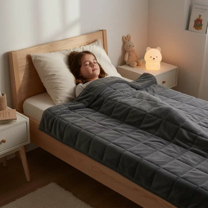 Couverture lestée enfant peluche SOMALYS – 4 kg à 6 kg